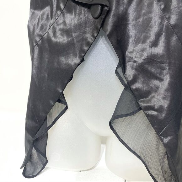 Anthropologie RYU one button satin vest lapel NEW - Picture 4 of 16